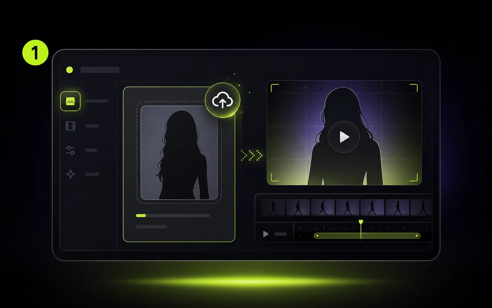 Upload the character workflow illustration
